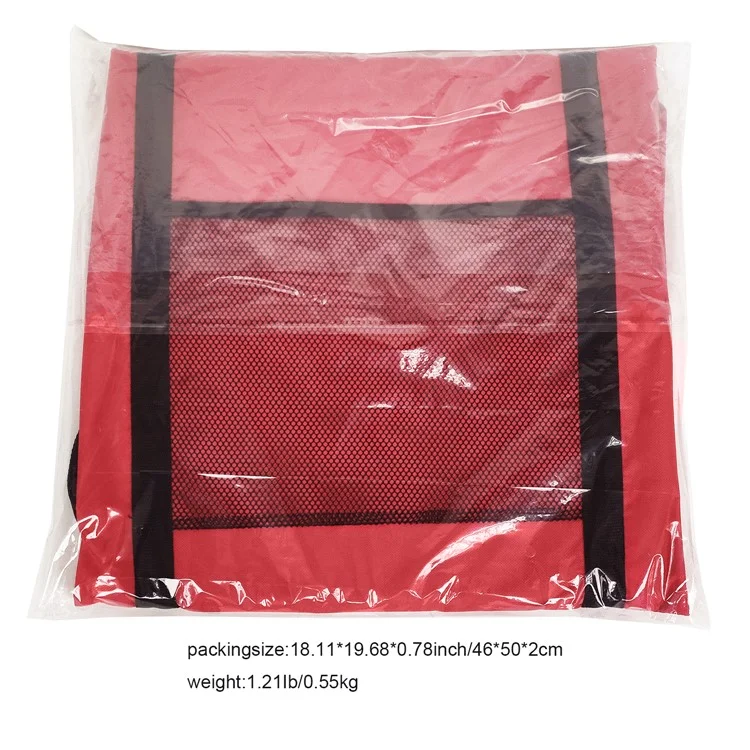 Almofada de Assento Acolchoada de 44x44cm em Tecido Oxford para Eventos Esportivos ao Ar Livre - Preta