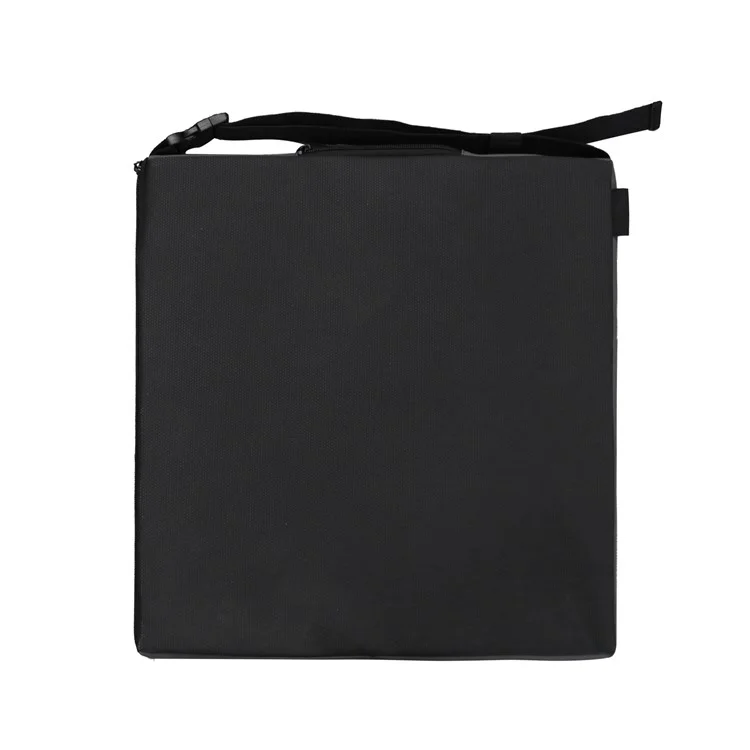 Cuscino riscaldato da stadio portatile da esterno in pelle e cotone - Grigio scuro