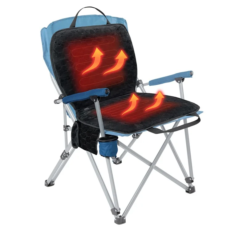 MYDAYS OUTDOOR 850201 Crystal Velvet 3 Gears Electric Heating Seat Cushion für Outdoor-Veranstaltungen (ohne Powerbank)