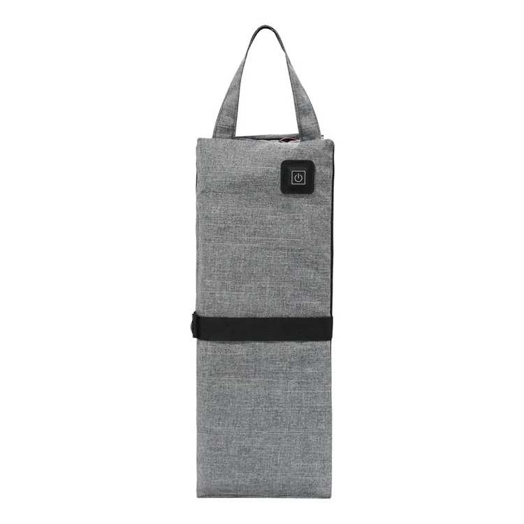 Cold Winter Outdoor Heated Seat Cushion Tri-Fold Seat Mat - Light Grey