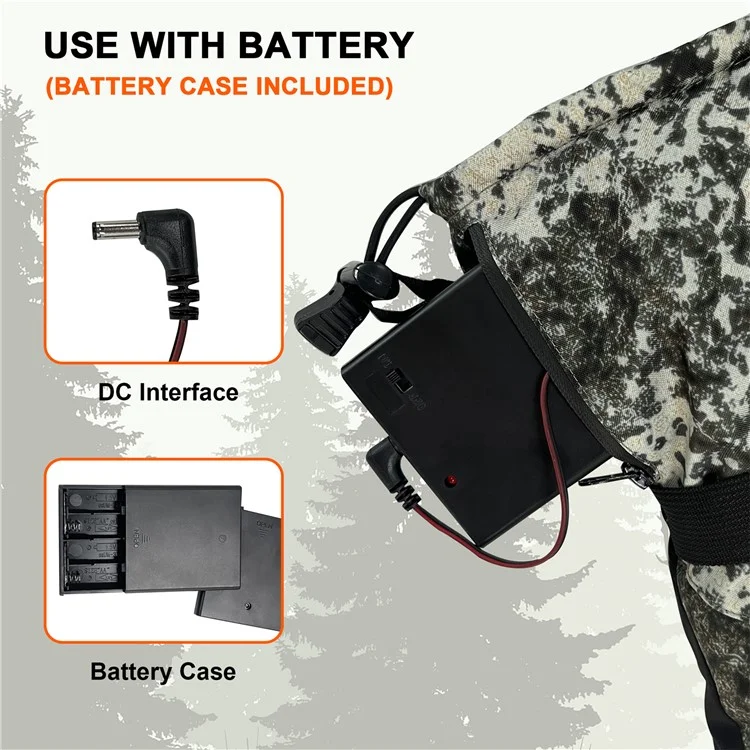 1 Pair Portable Electric Heated Gloves Winter Thermal Touchscreen Function Hand Warmer - Style A