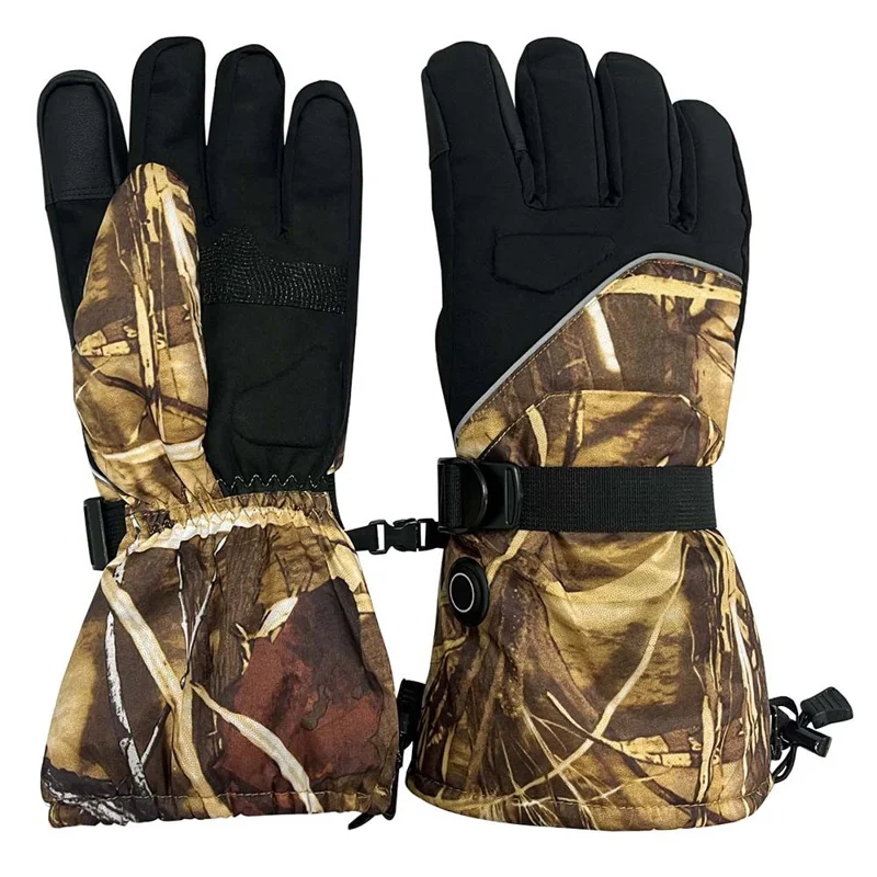 1 Pair Portable Electric Heated Gloves Winter Thermal Touchscreen Function Hand Warmer - Style B