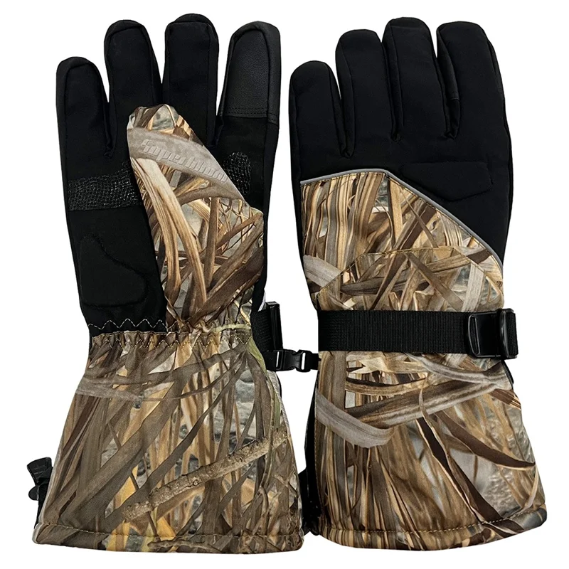 1 Pair Portable Electric Heated Gloves Winter Thermal Touchscreen Function Hand Warmer - Style C