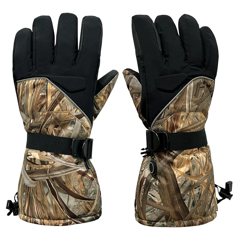 1 Pair Portable Electric Heated Gloves Winter Thermal Touchscreen Function Hand Warmer - Style C