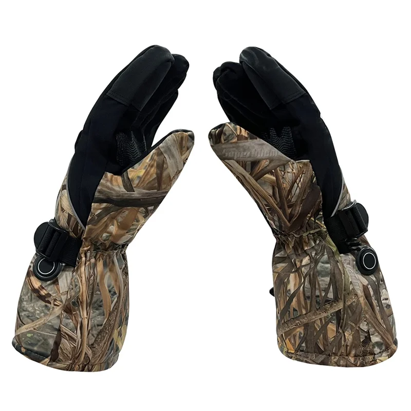 1 Pair Portable Electric Heated Gloves Winter Thermal Touchscreen Function Hand Warmer - Style C