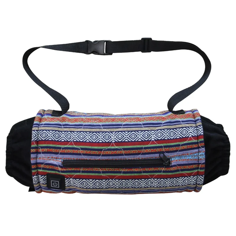 Outdoor Hand Warmer 40x19cm Heated Hand Muff Pouch for Cold Weather - Ethnic Style