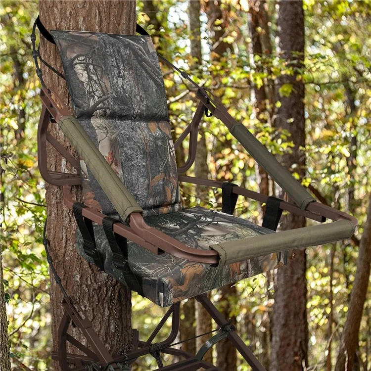 Almohadilla para silla de plataforma de 46x31x59 cm, impermeable, para montañismo y escalada al aire libre - New Leaf Camuflaje