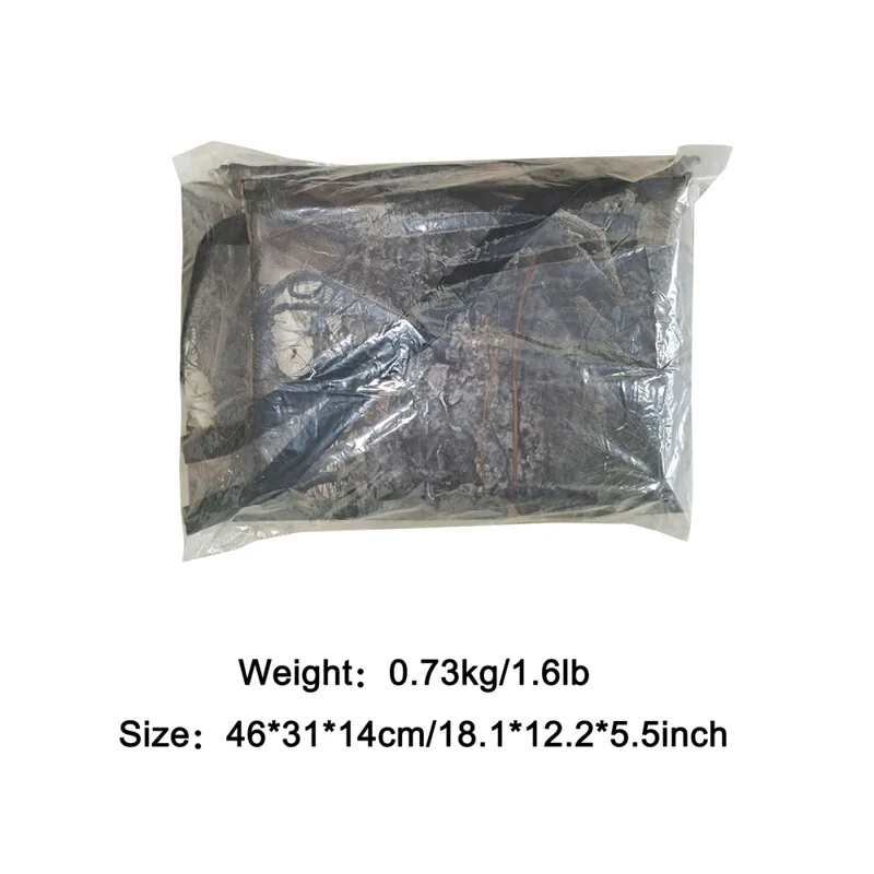 Almofada Camuflada de 46x31x59cm para Cadeira de Plataforma de Árvore para Montanhismo ao Ar Livre - Camuflagem Castanha