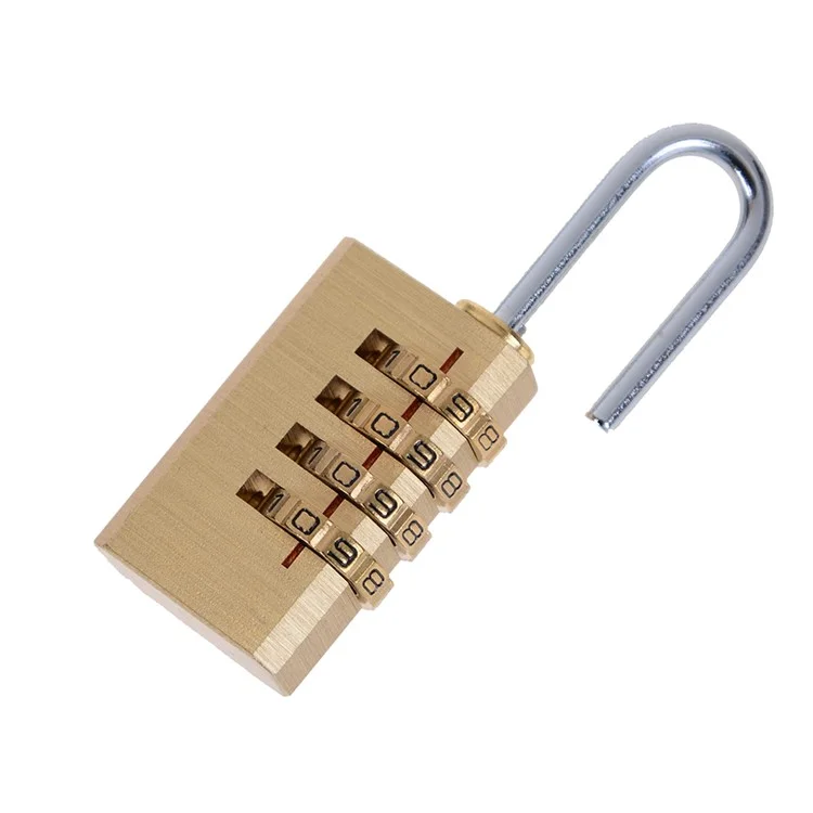 Brass Mini Bag 4-wheel Code Lock