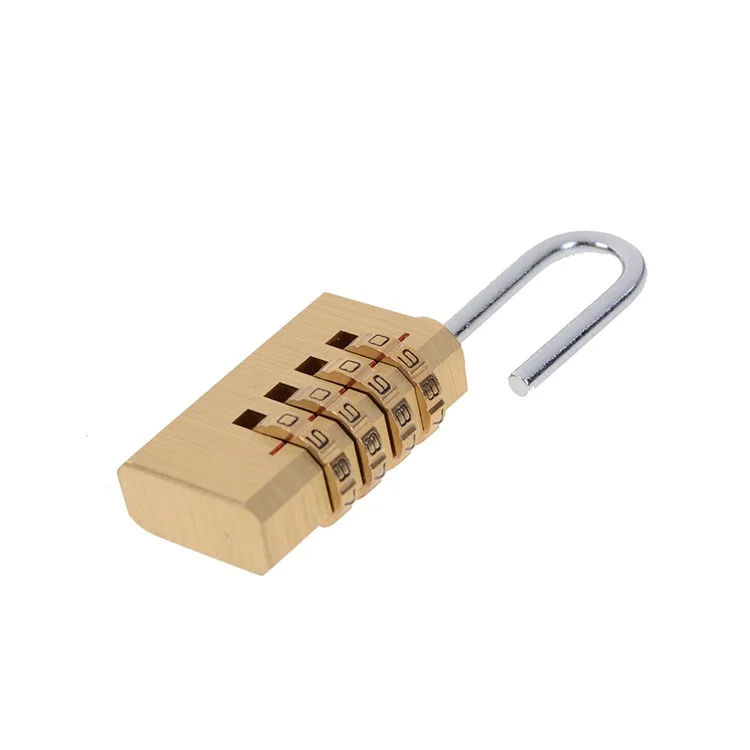 Brass Mini Bag 4-wheel Code Lock