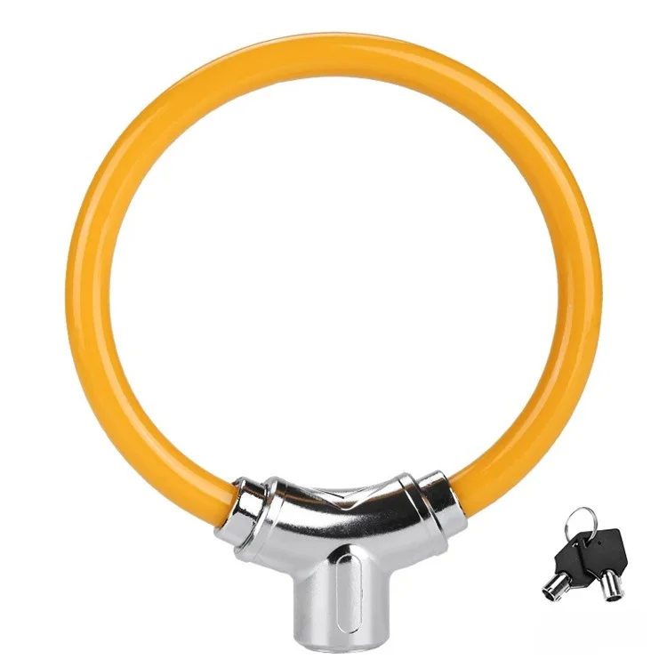 GSG-302 Bike Ring Lock Mountain Road Bicycle Anti-Theft Security Lock - Orange