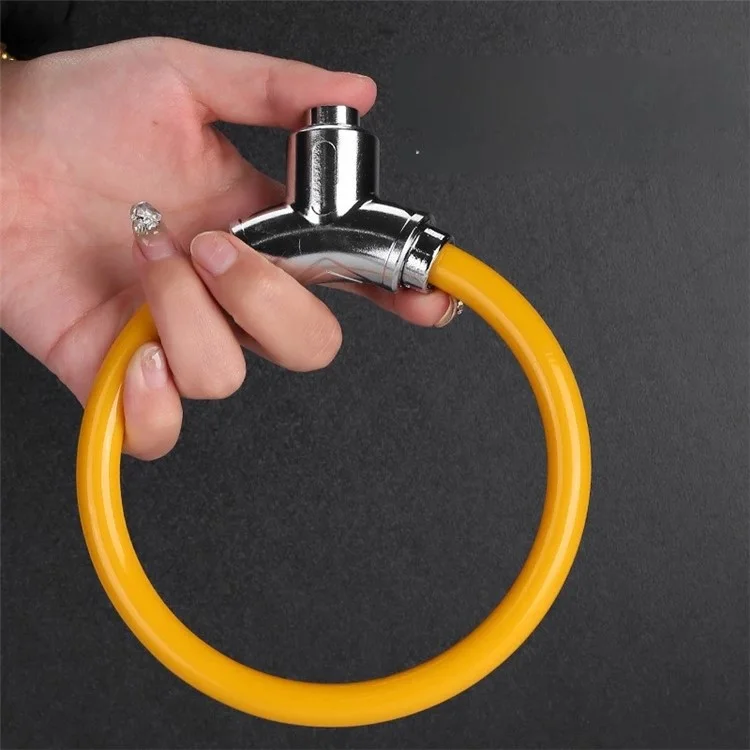 GSG-302 Bike Ring Lock Mountain Road Bicycle Anti-Theft Security Lock - Orange