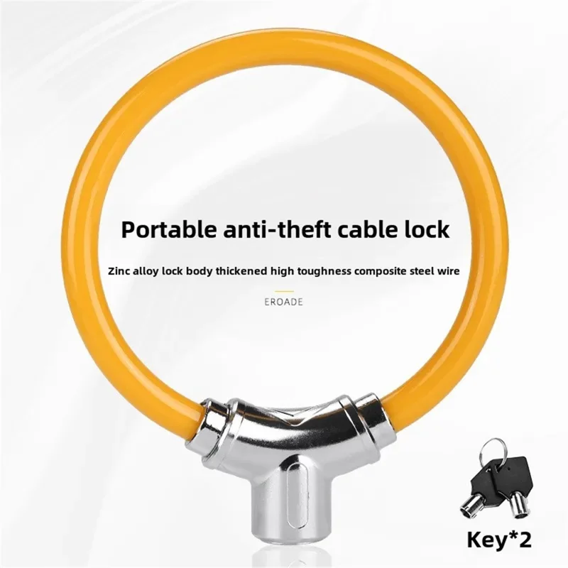 GSG-302 Bike Ring Lock Mountain Road Bicycle Anti-Theft Security Lock - Blue