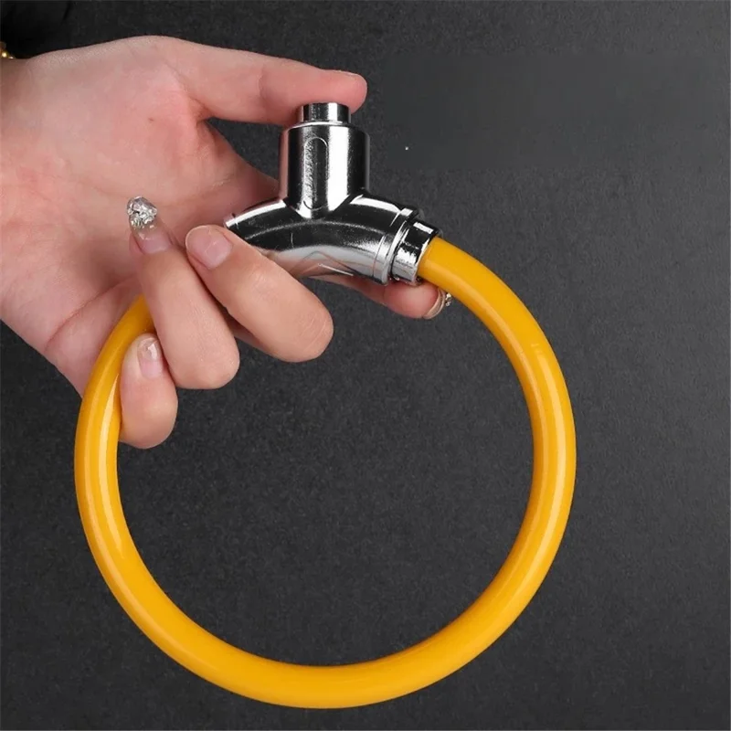 GSG-302 Bike Ring Lock Mountain Road Bicycle Anti-Theft Security Lock - Blue