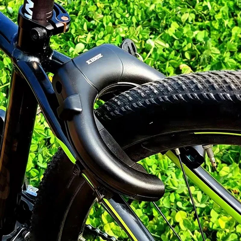 ET-418 Bicycle Heavy Duty Alloy Steel Horseshoe Lock Bikes Crab Claw Lock with 2 Keys