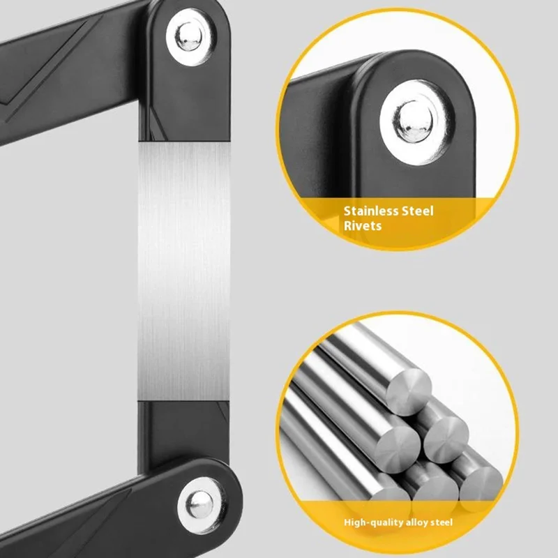 BENGGUO BG-0513 Alloy Steel + ABS Bike Lock 6 Section Folding Bicycle Motorcycle Anti Theft Security Lock - White