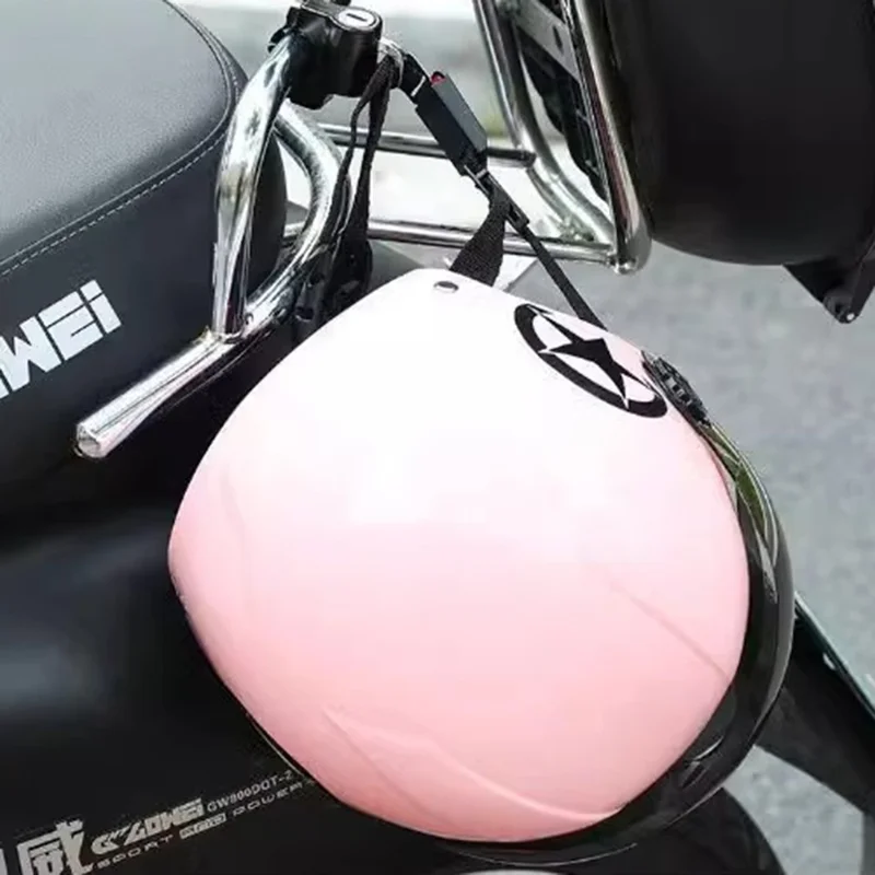 Замок для шлема электровелосипеда, мотоцикла, антис theft, безопасный замок для руля, водонепроницаемый, не подверженный коррозии замок - черный