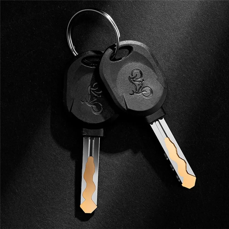 ROCKBROS RKS515 Bicycle Coiled Locks Portable Anti-Theft Bicycle Steel Cable Lock with Keys for Motorcycle, MTB, Door, Gate, Fence - Black