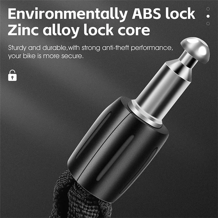 WEST BIKING YP0705097 Bike Chain Lock Anti Theft Bicycle Security Chain Lock - Orange