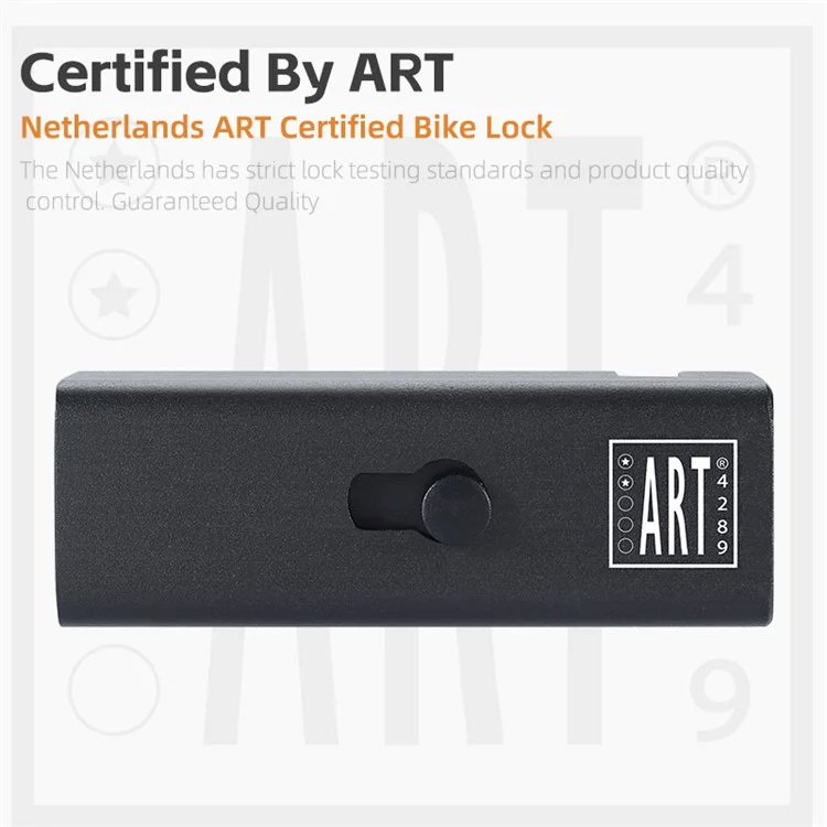 WEST BIKING YP0705096 Vélo Pliant Combinaison Serrure Anti-vol Vélo Serrure ART Certifié