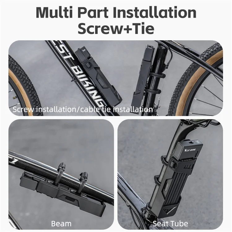 WEST BIKING YP0705096 Vélo Pliant Combinaison Serrure Anti-vol Vélo Serrure ART Certifié
