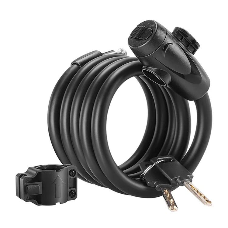 WEST BIKING YP0705099 Lucchetto antifurto per bicicletta 1.2m in acciaio anti-gelo