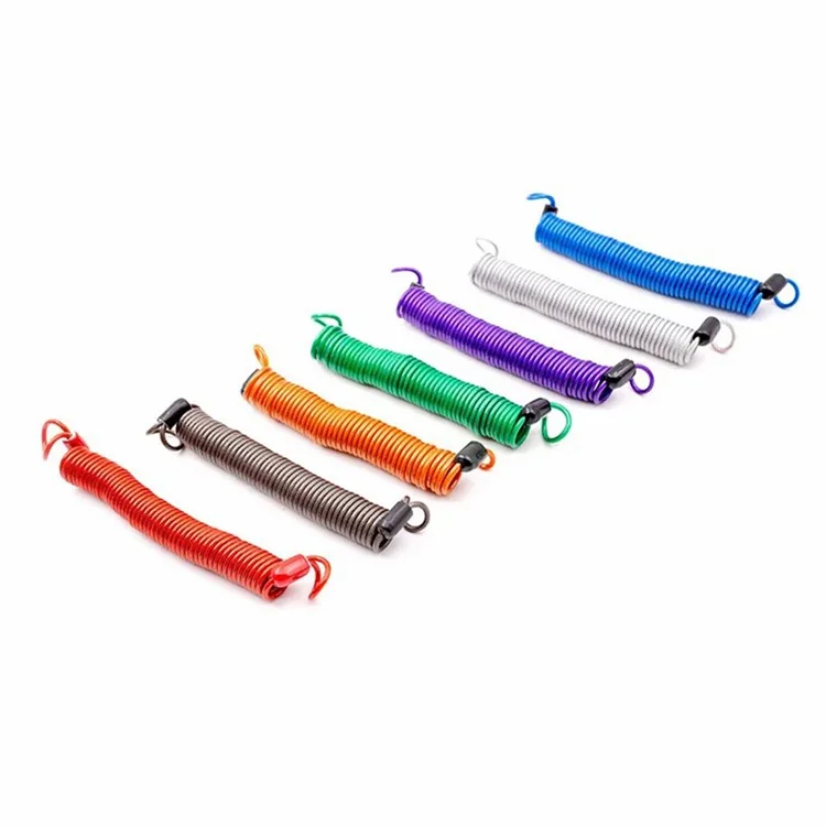 C25 1m Motorcycle Helmet Telescopic Steel Wire Luggage Suitcase Anti-theft Lock Security Steel Cable - Orange