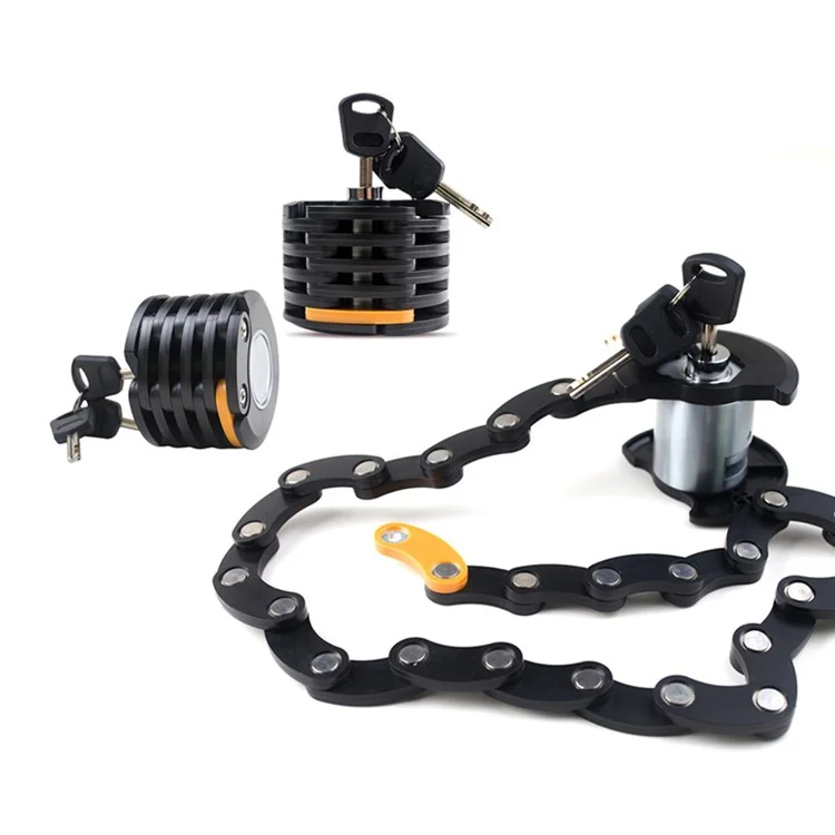 Trava de Bicicleta Elétrica BCL2 Dobrável - Cadeado Anti-roubo Mini Torre - Preto