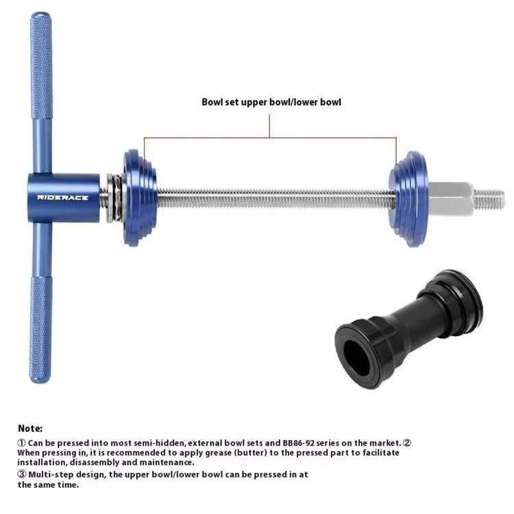 Riderace RR9474 Bicycle Botter Bracket BB Installation Toll Mountain Bike Headset Press Tool