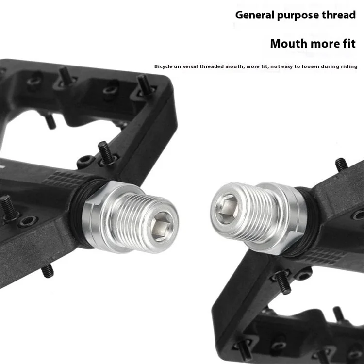 Riderace RR9378 Pédales de Vélo Scellées Pédales de Vélo en Nylon Haute Résistance Avec Épingles Antidérapantes - Noir