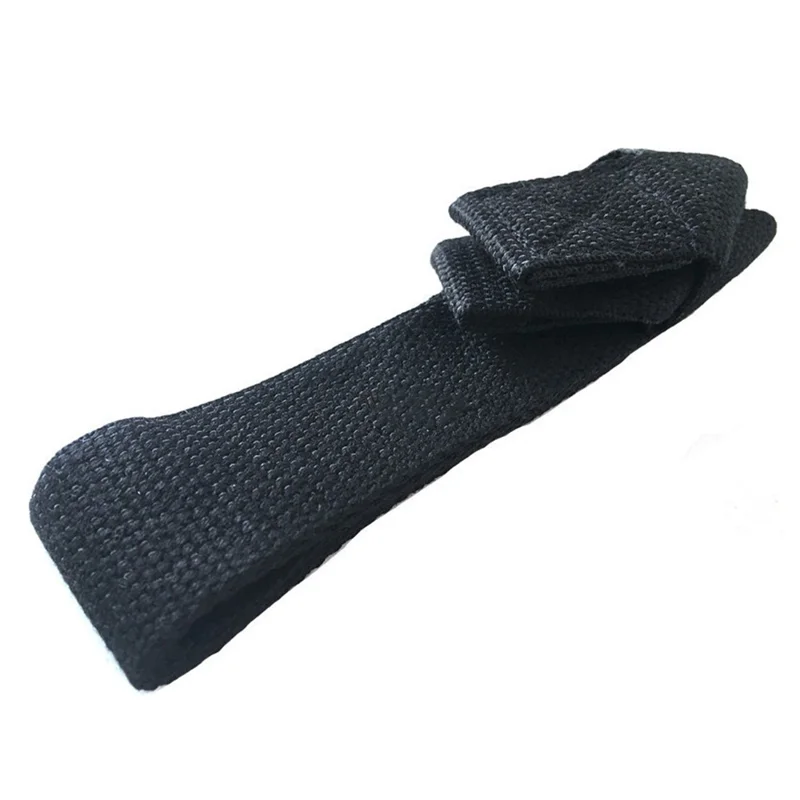JH8747 Yoga Mat Strap Sling Cotton Adjustable Yoga Pad Carrier, 160x3.8cm - Black