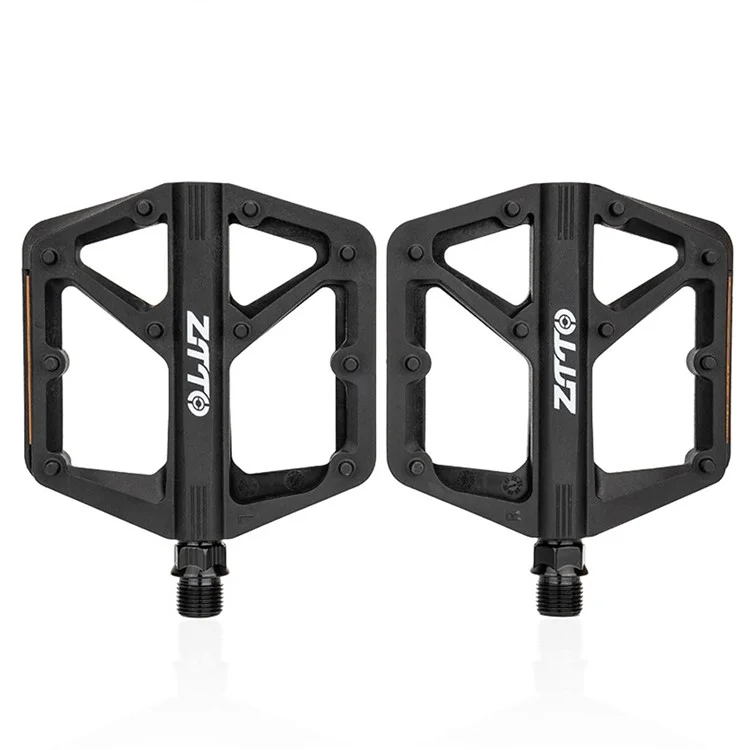 ZTTO C579A 1 Paar Mountainbike-Pedale Nylonfaser Breite Plattform Rutschfest Doppellager Fahrradpedale