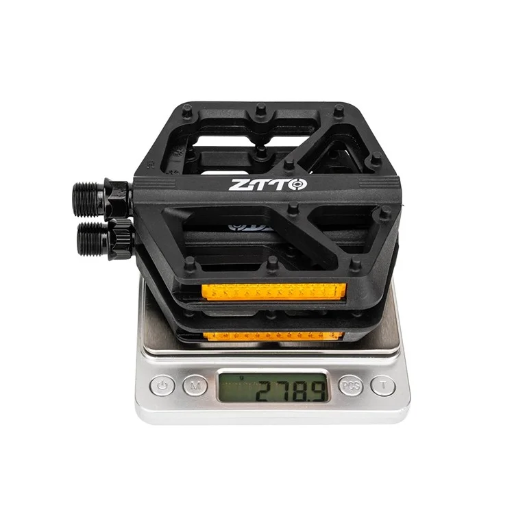 ZTTO C579A 1 Paar Mountainbike-Pedale Nylonfaser Breite Plattform Rutschfest Doppellager Fahrradpedale