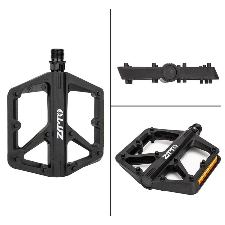 ZTTO C579A 1 Paar Mountainbike-Pedale Nylonfaser Breite Plattform Rutschfest Doppellager Fahrradpedale