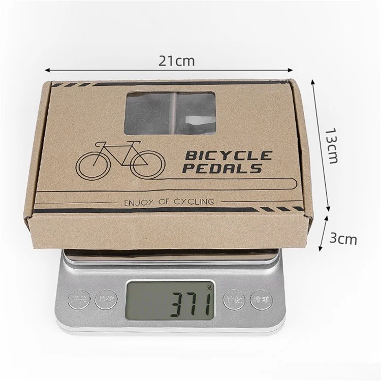 YIQUAN 10EE0065 Aluminum Alloy Anti Slip Double DU Bearing Bicycle Pedals for Mountain Road Bike