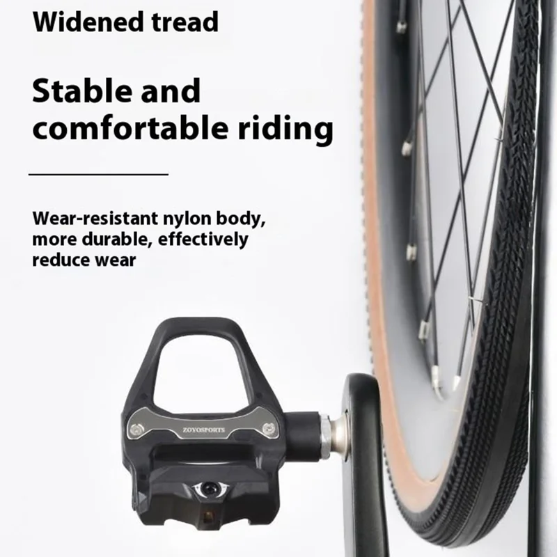 ZOYOSPORTS ZY-R26 Road Bike Pedals SPD System Self-Locking Bearing Aluminum Alloy Nylon Cycling Pedals