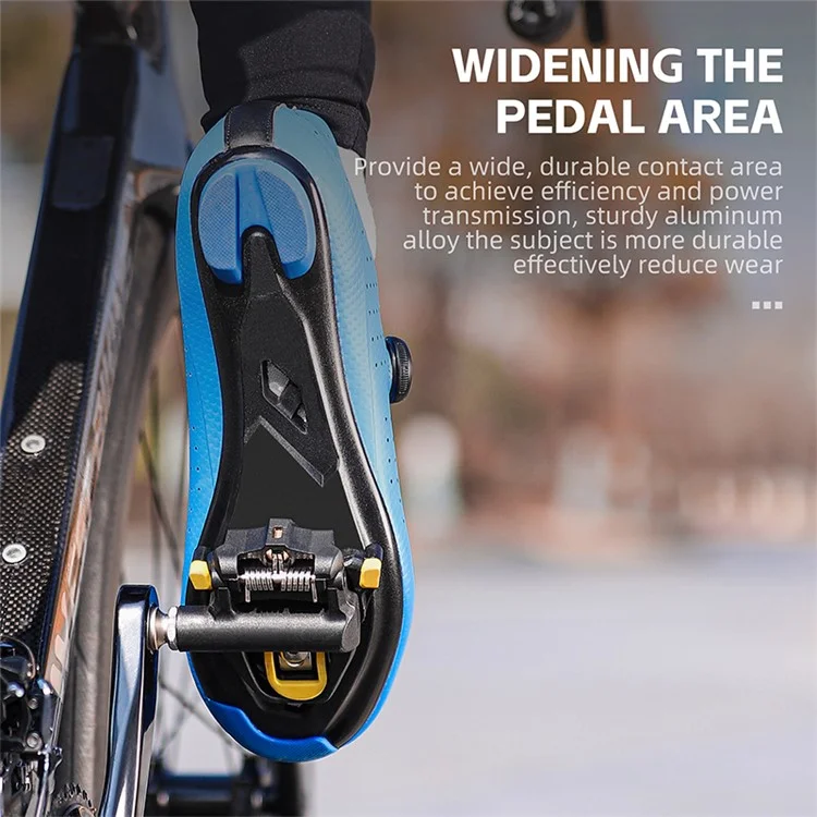 WEST BIKING YP0802116 1 Pair Chrome Molybdenum Steel Self-locking Bicycle Pedals with SPD Cleats