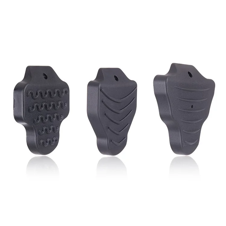 ZTTO BHT1A 1 Pair Anti-slip Rubber Bicycle Pedal Cleat Set for Road Bike - H-DELTA