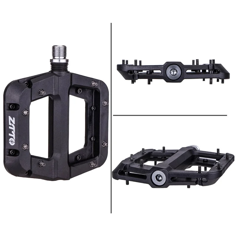 ZTTO NLJT Mountain Bike Nylon Pedals Anti-Skid Lightweight Bicycle Pedals - Green