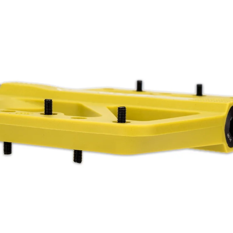 ZTTO M906 Bicycle Pedals with Bearings, Mountain Bike Nylon Pedals - Yellow