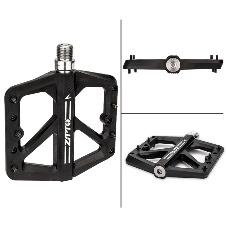 ZTTO M906 Bicycle Pedals with Bearings, Mountain Bike Nylon Pedals - Blue