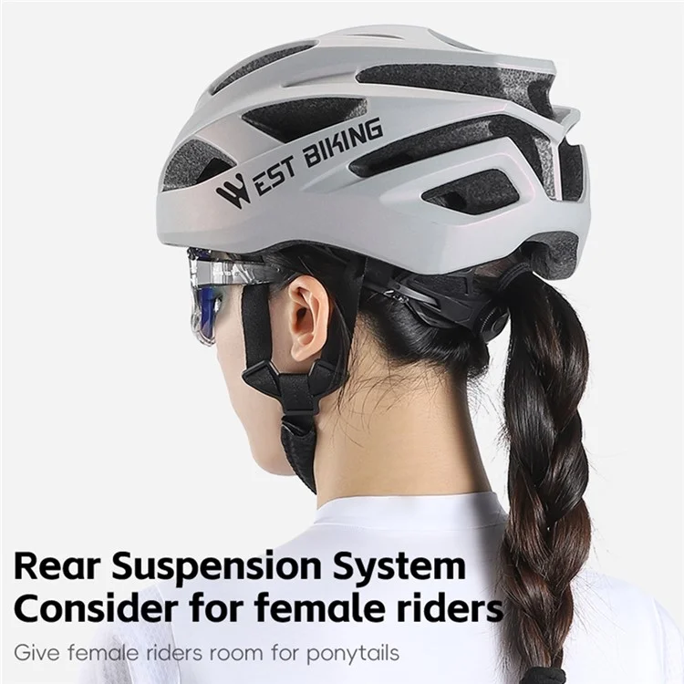 WEST BIKING YP0708118 Women's Cycling Helmet Bicycle Helmet Riding Head Protector - Multi-color