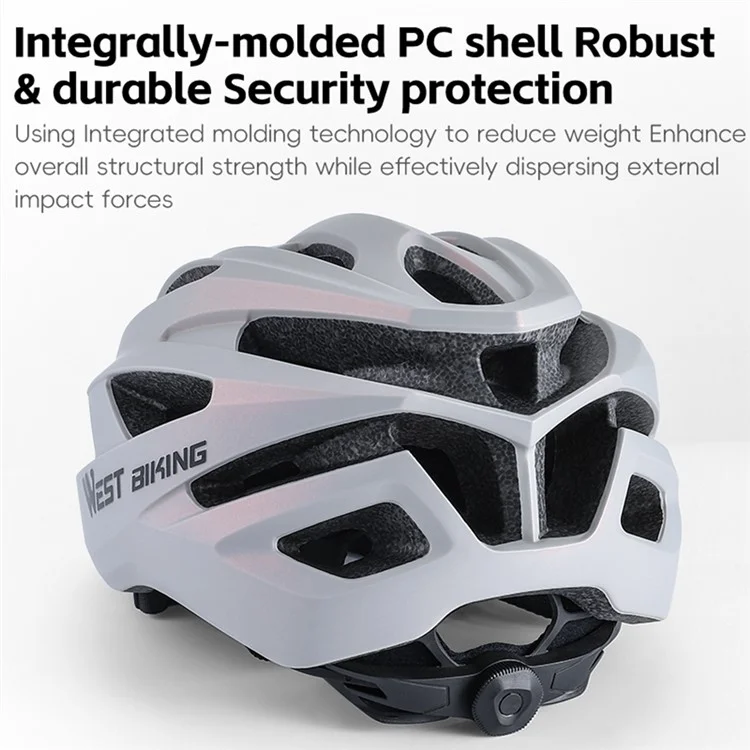 WEST BIKING YP0708118 Women's Cycling Helmet Bicycle Helmet Riding Head Protector - Multi-color