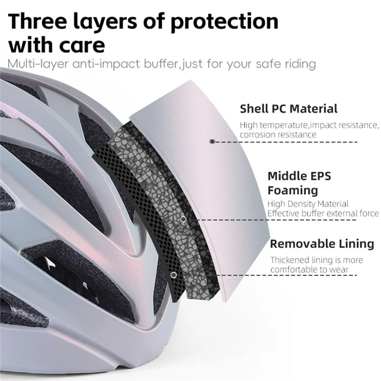 WEST BIKING YP0708118 Women's Cycling Helmet Bicycle Helmet Riding Head Protector - Multi-color