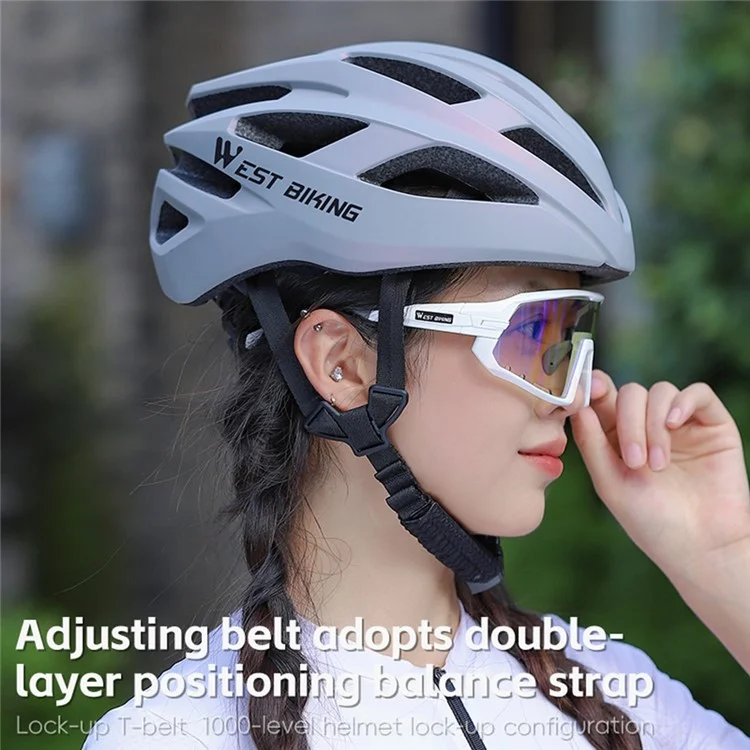 WEST BIKING YP0708118 Women's Cycling Helmet Bicycle Helmet Riding Head Protector - Multi-color