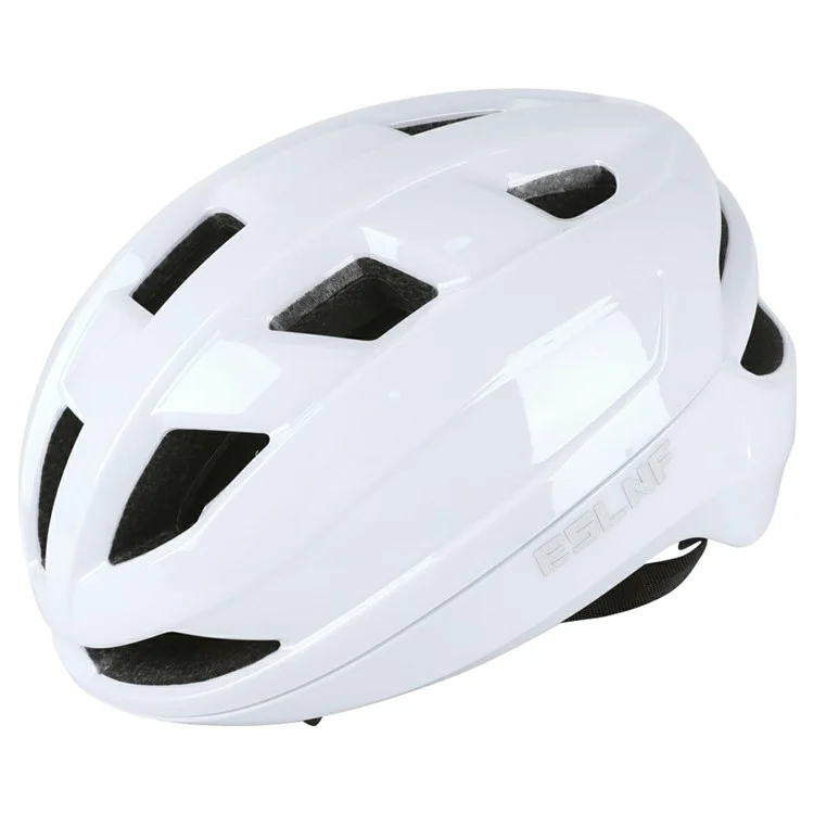 ESLNF GH-40 Fahrrad-Rollschuh-Helm Kopfschutz PC+EPS atmungsaktiver Fahrradhelm - Weiß M