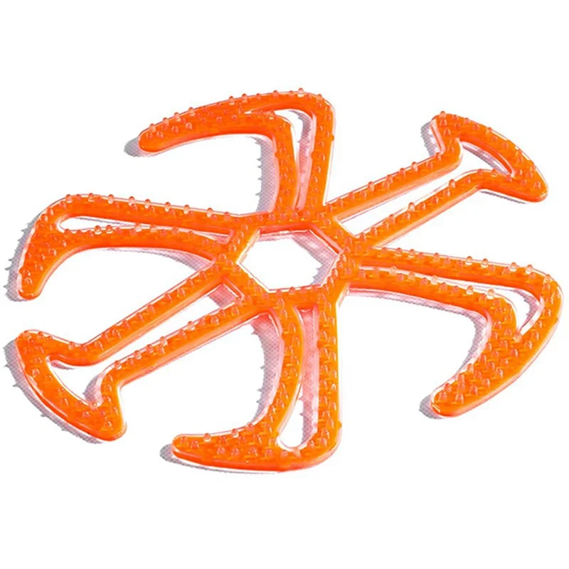 XKGJ Helmet Liner Pad Flexible Silicone Head Protection Cushion for Motorcycle Cycling Helmets - Orange