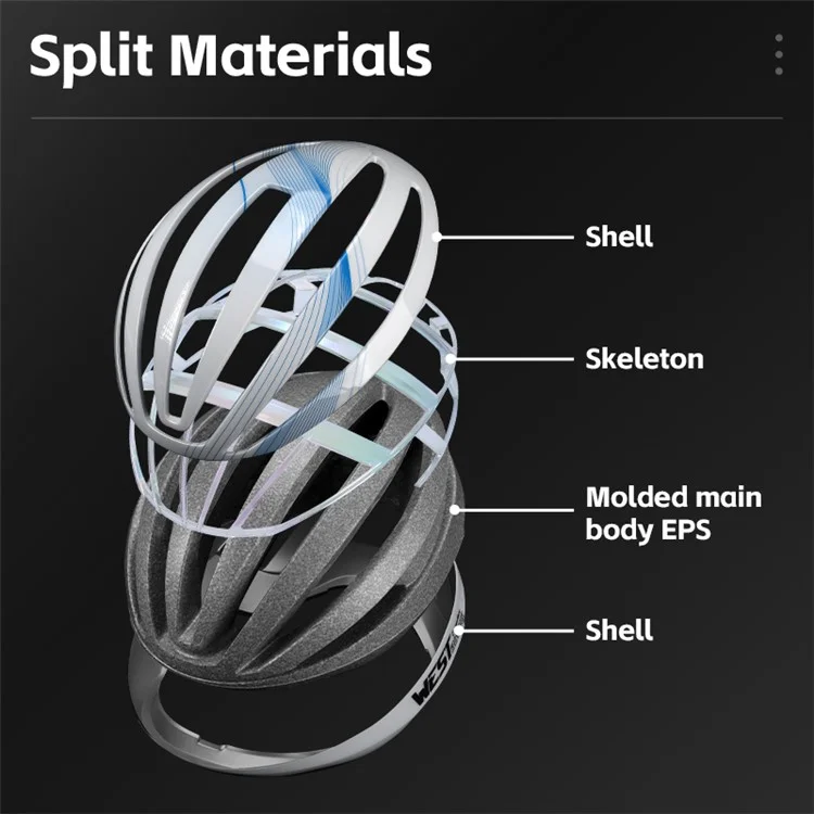 WEST BIKING YP0708125 Outdoor Fahrradhelm mit 26 Belüftungslöchern MTB Sicherheitshelm - Stil A