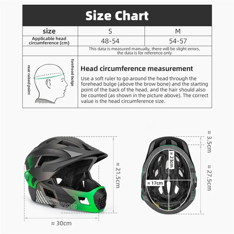 ROCKBROS TS-61 Kids Shock Absorption Bicycle Helmet Breathable Bike Balance Car Head Protection Helmet - Black/Titanium S