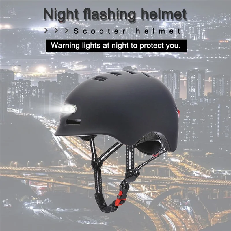 KY-Z002 Adult Bicycle Cycling Helmet EPS+PC Anti-impact Safety Helmet with Front and Rear Light - Pink / M